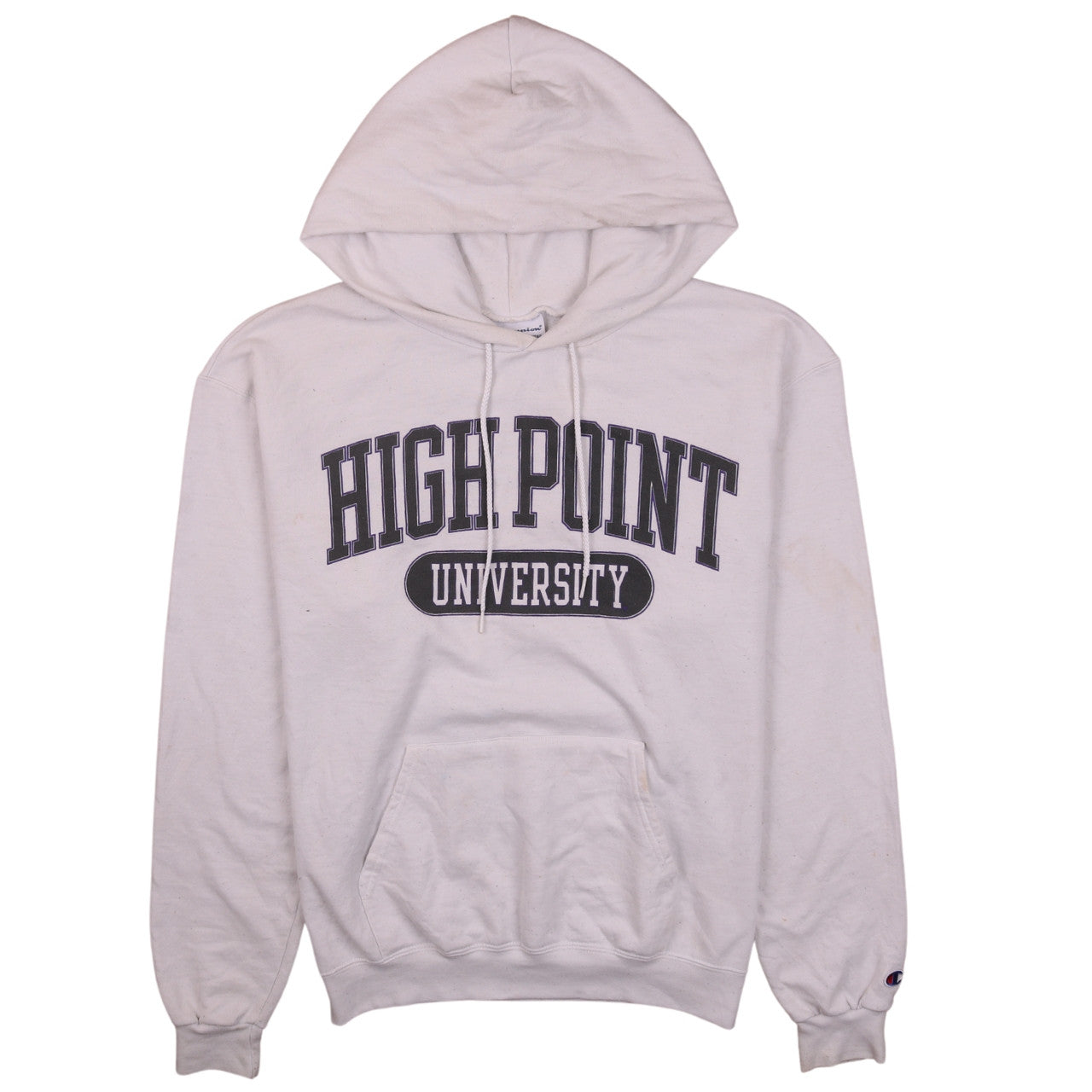 Mens UK Size M Champion White Pullover Hoodie
