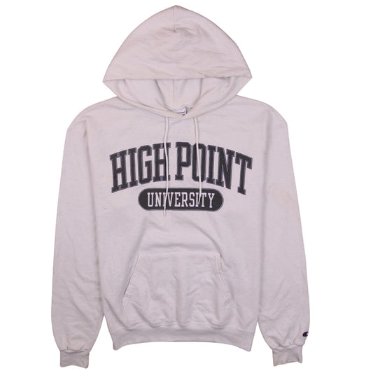 Mens UK Size M Champion White Pullover Hoodie