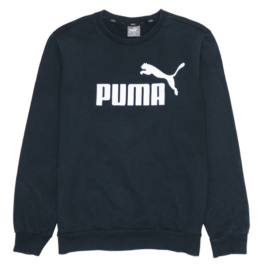 Mens UK Size S PUMA Black Pullover Sweatshirt