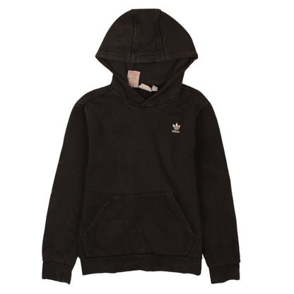 Adidas Boys Black Hoodie 13-14 Years Pullover Cotton Blend Casual Wear