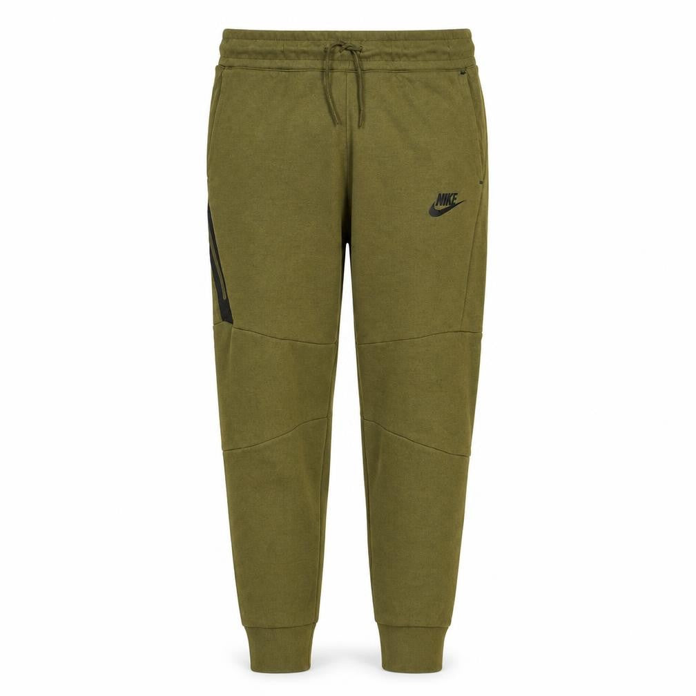 Front view of Nike Teens Green Jogger Fleece Trousers 12-13Y Regular Fit