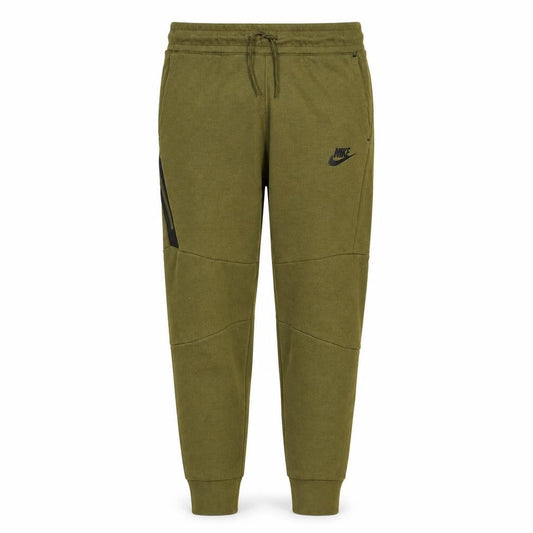 Front view of Nike Teens Green Jogger Fleece Trousers 12-13Y Regular Fit
