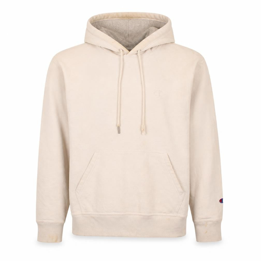 Mens UK Size M Champion White Pullover Hoodie