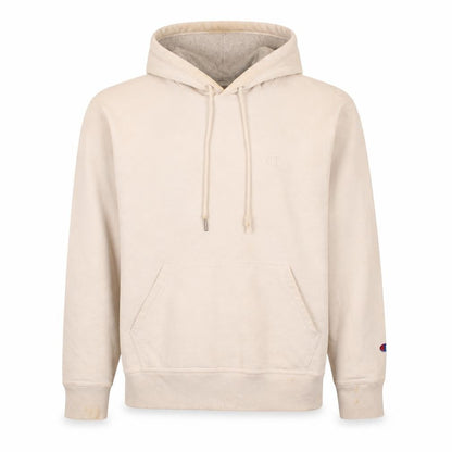 Mens UK Size M Champion White Pullover Hoodie