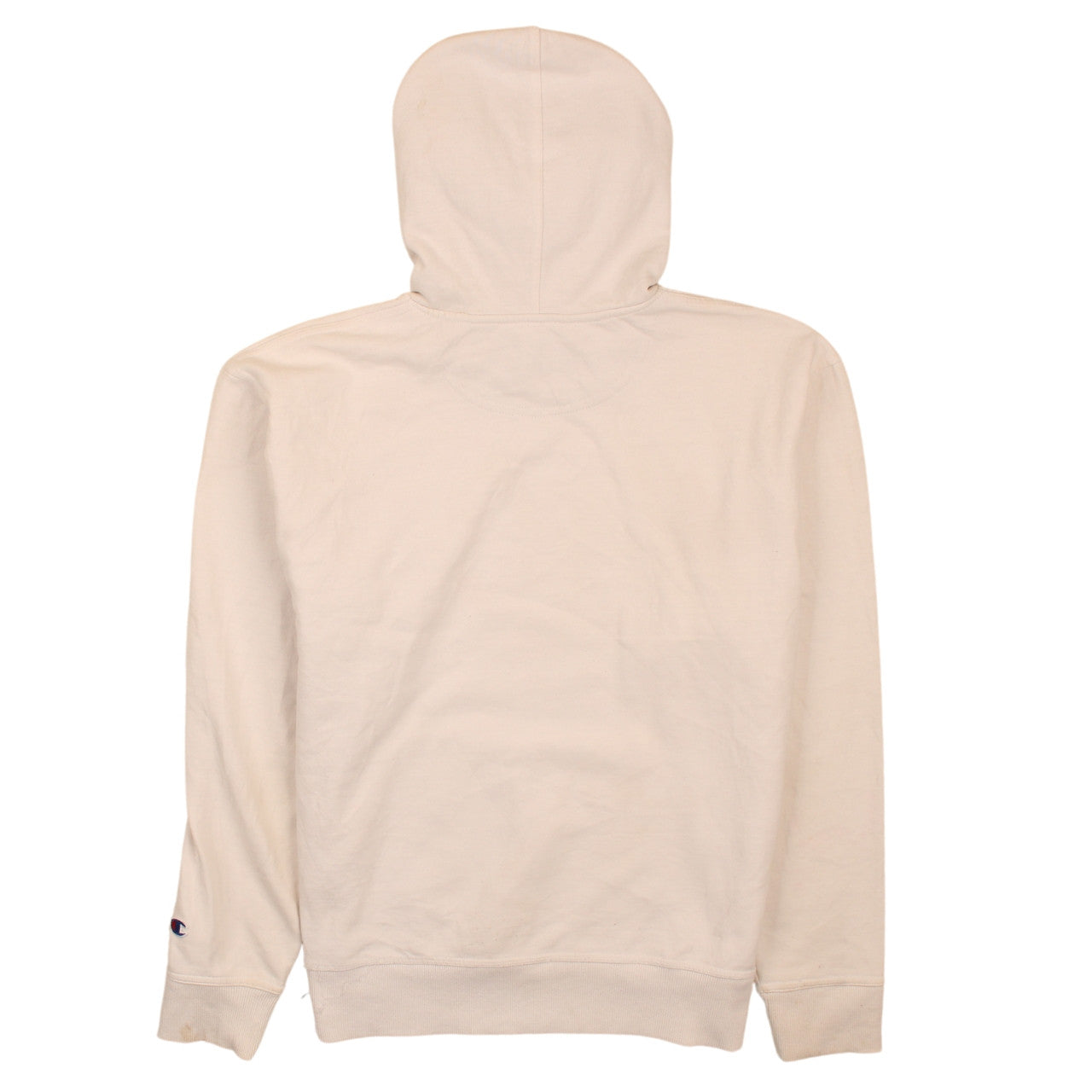 Mens UK Size M Champion White Pullover Hoodie