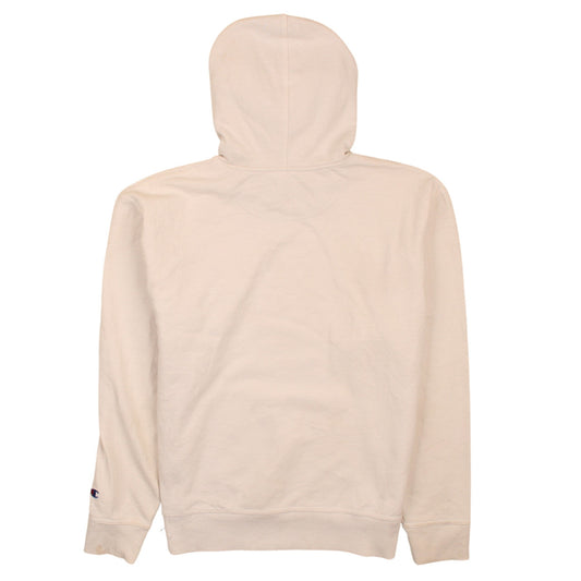 Mens UK Size M Champion White Pullover Hoodie