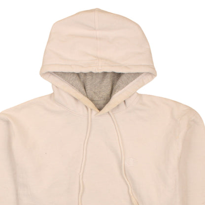 Mens UK Size M Champion White Pullover Hoodie