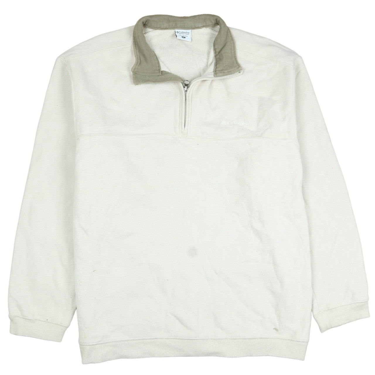 Mens UK Size 3XL Columbia Ivory Pullover Sweatshirt