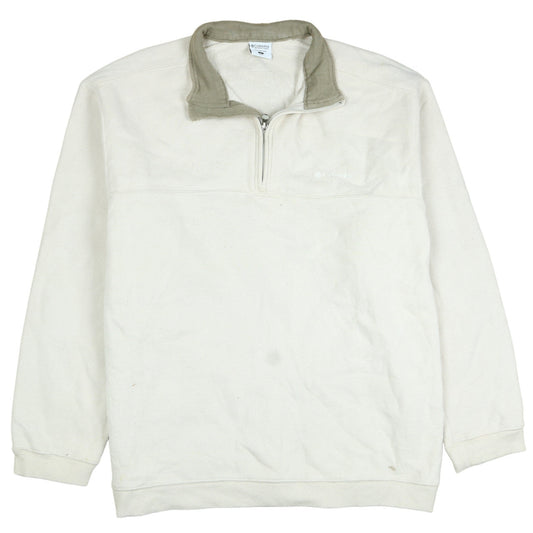Mens UK Size 3XL Columbia Ivory Pullover Sweatshirt