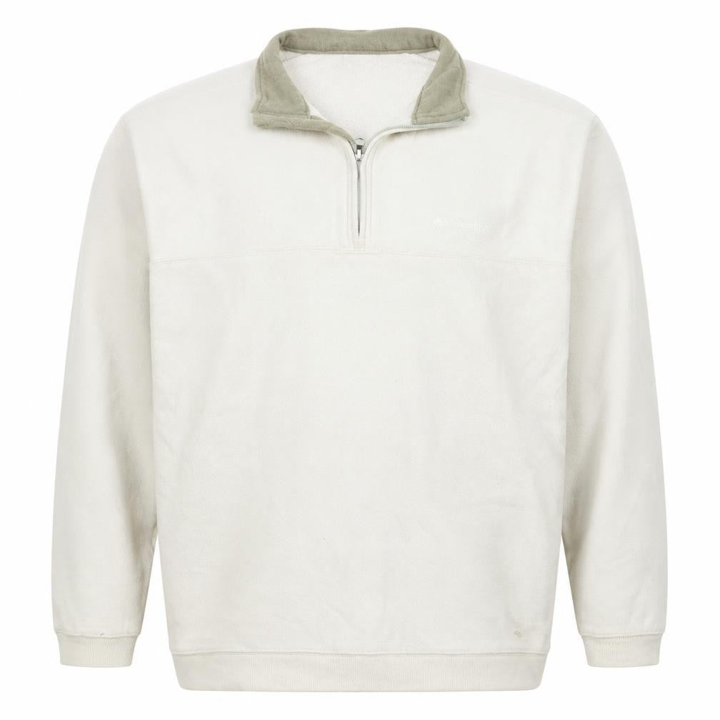 Mens UK Size 3XL Columbia Ivory Pullover Sweatshirt