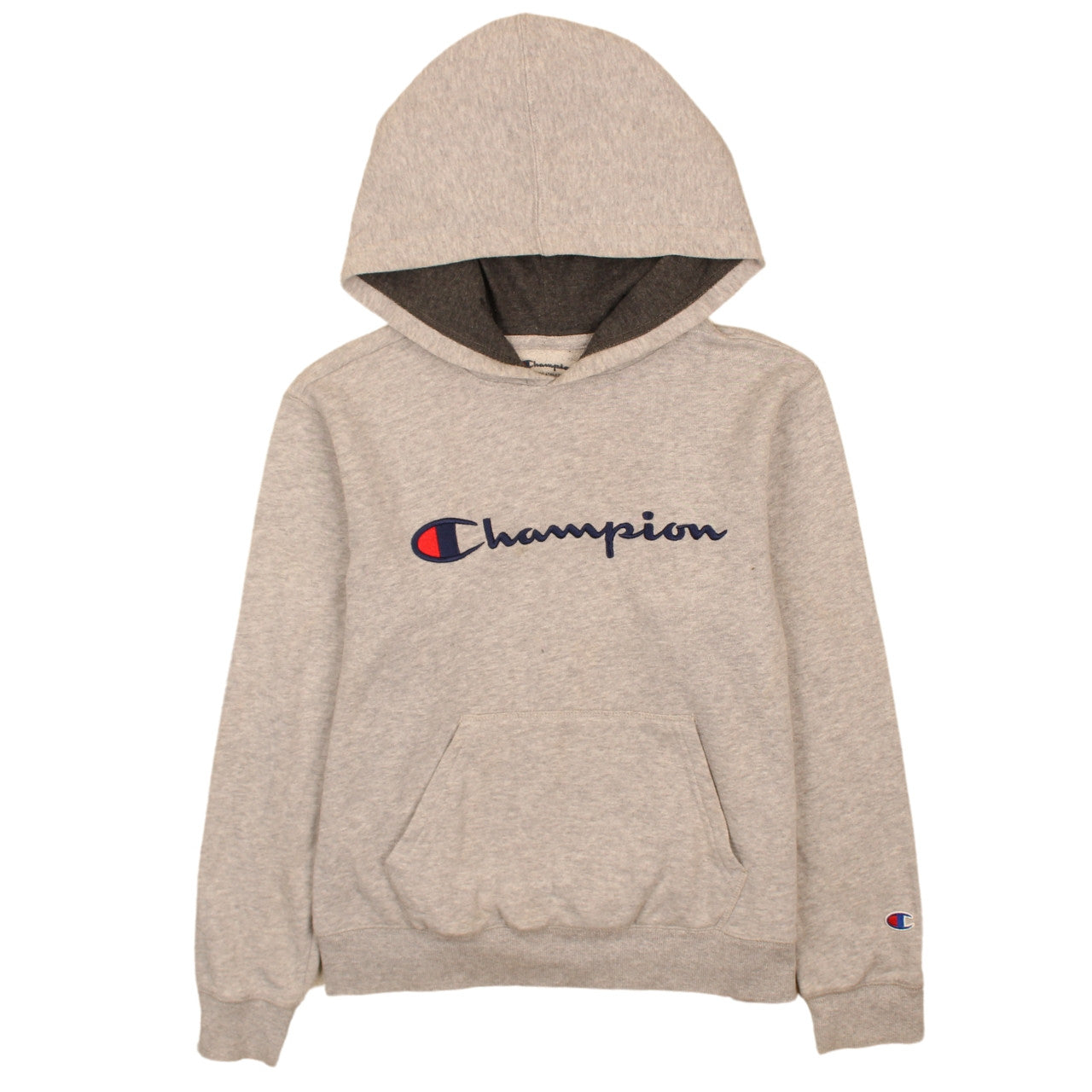 Womens UK Size L Champion Grey Pullover Hoodie