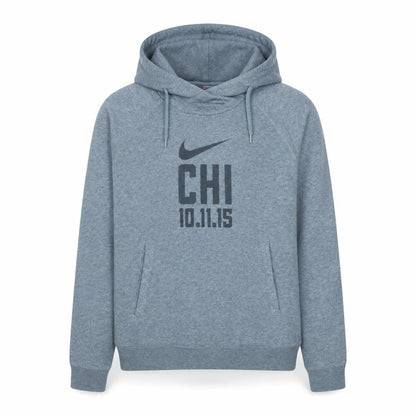 Mens UK Size M Nike Grey Pullover Hoodie