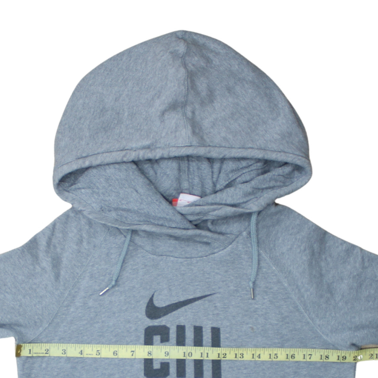 Mens UK Size M Nike Grey Pullover Hoodie