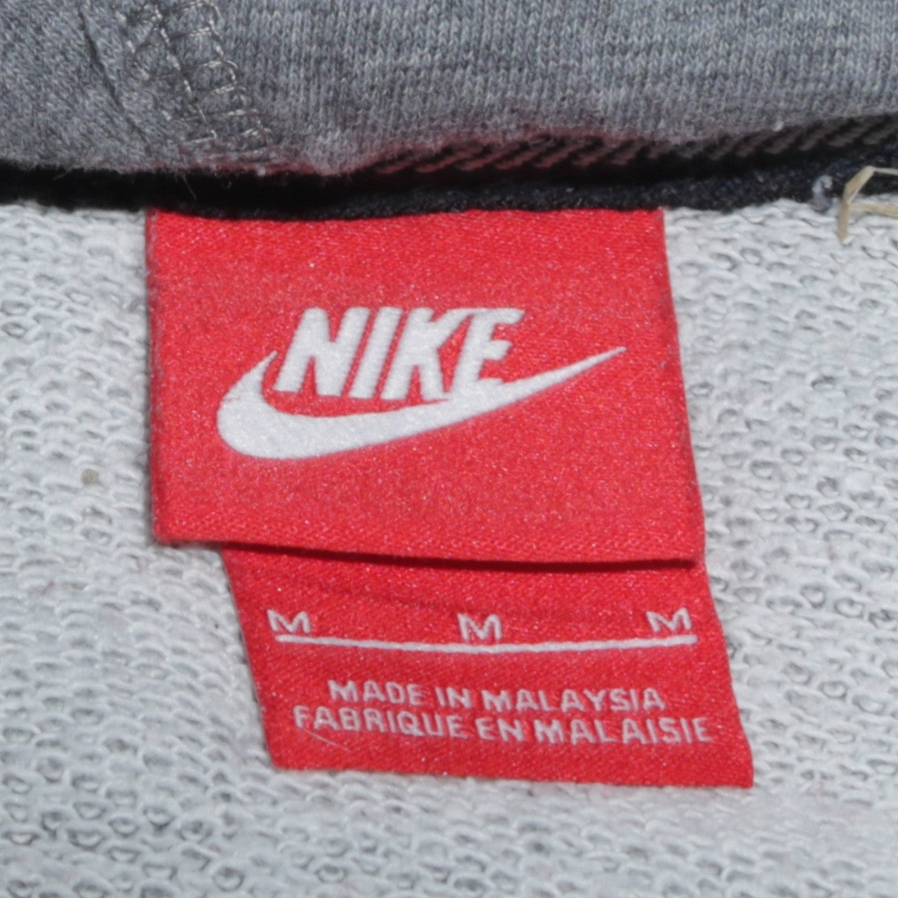 Mens UK Size M Nike Grey Pullover Hoodie