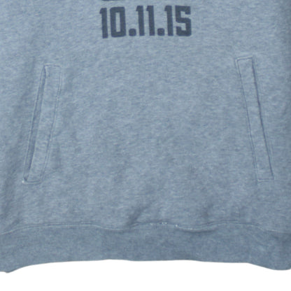 Mens UK Size M Nike Grey Pullover Hoodie