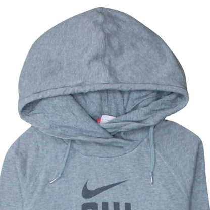 Mens UK Size M Nike Grey Pullover Hoodie
