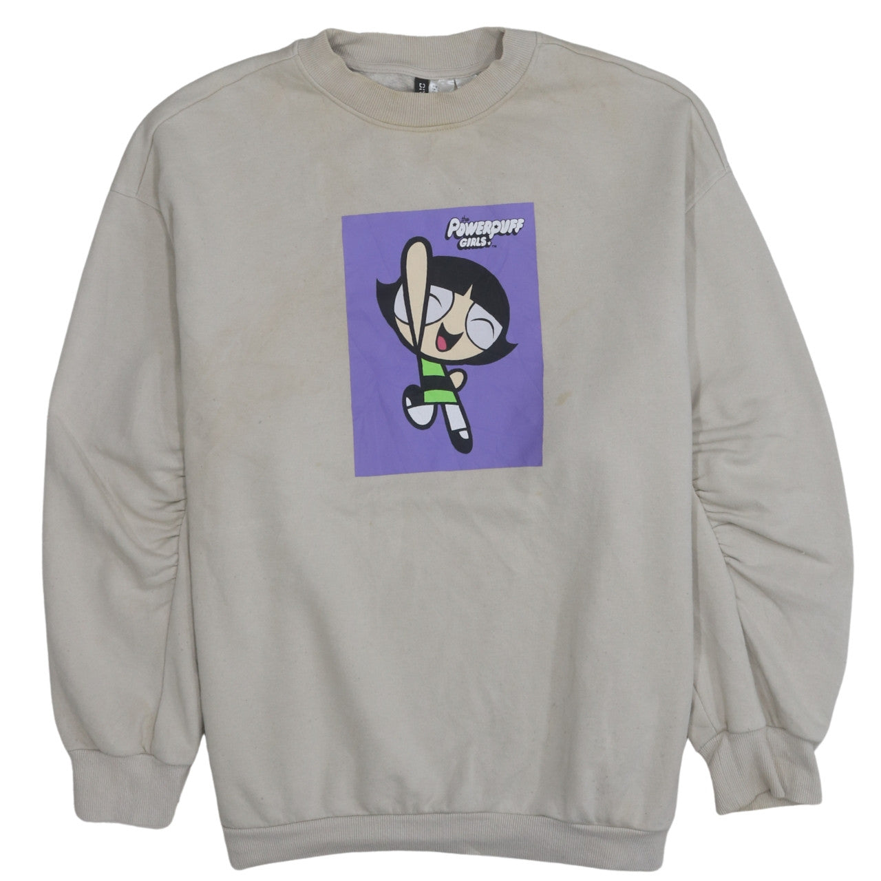 Womens UK Size L H&M Beige Pullover Sweatshirt