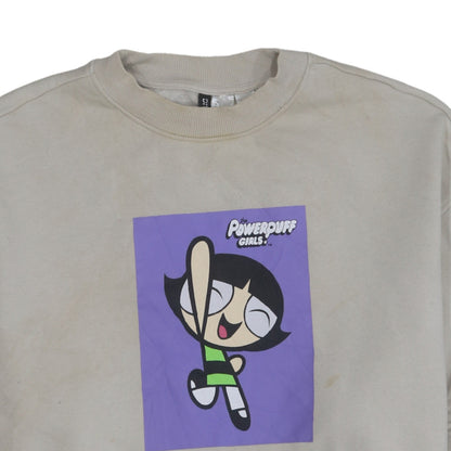 Womens UK Size L H&M Beige Pullover Sweatshirt
