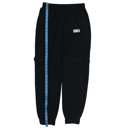 Adidas x LEGO Boys Black Jogger Trousers 13-14 Years Fleece Activewear