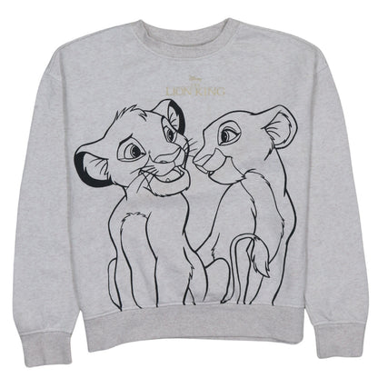 Womens UK Size XS Disney Grey Pullover Sweatshirt