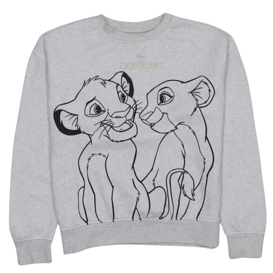 Womens UK Size XS Disney Grey Pullover Sweatshirt