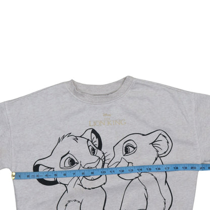 Womens UK Size XS Disney Grey Pullover Sweatshirt