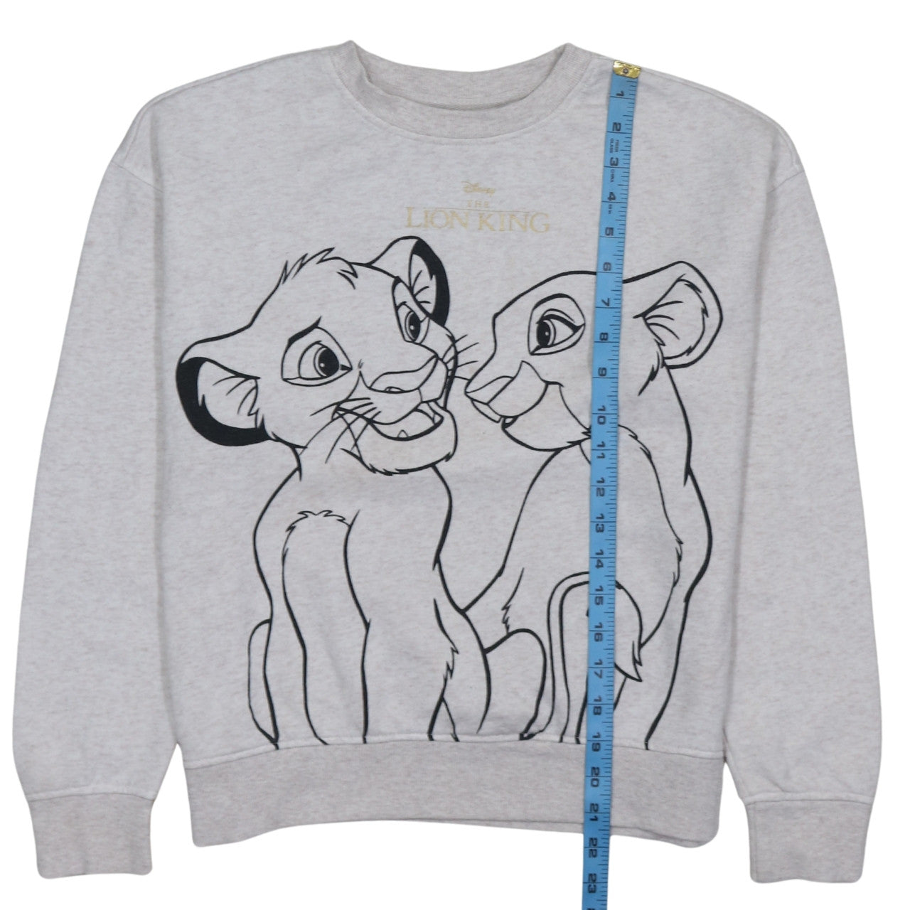 Womens UK Size XS Disney Grey Pullover Sweatshirt