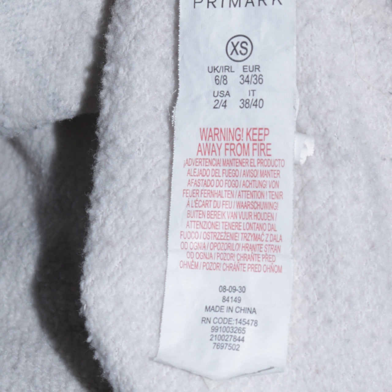 Womens UK Size XS Disney Grey Pullover Sweatshirt