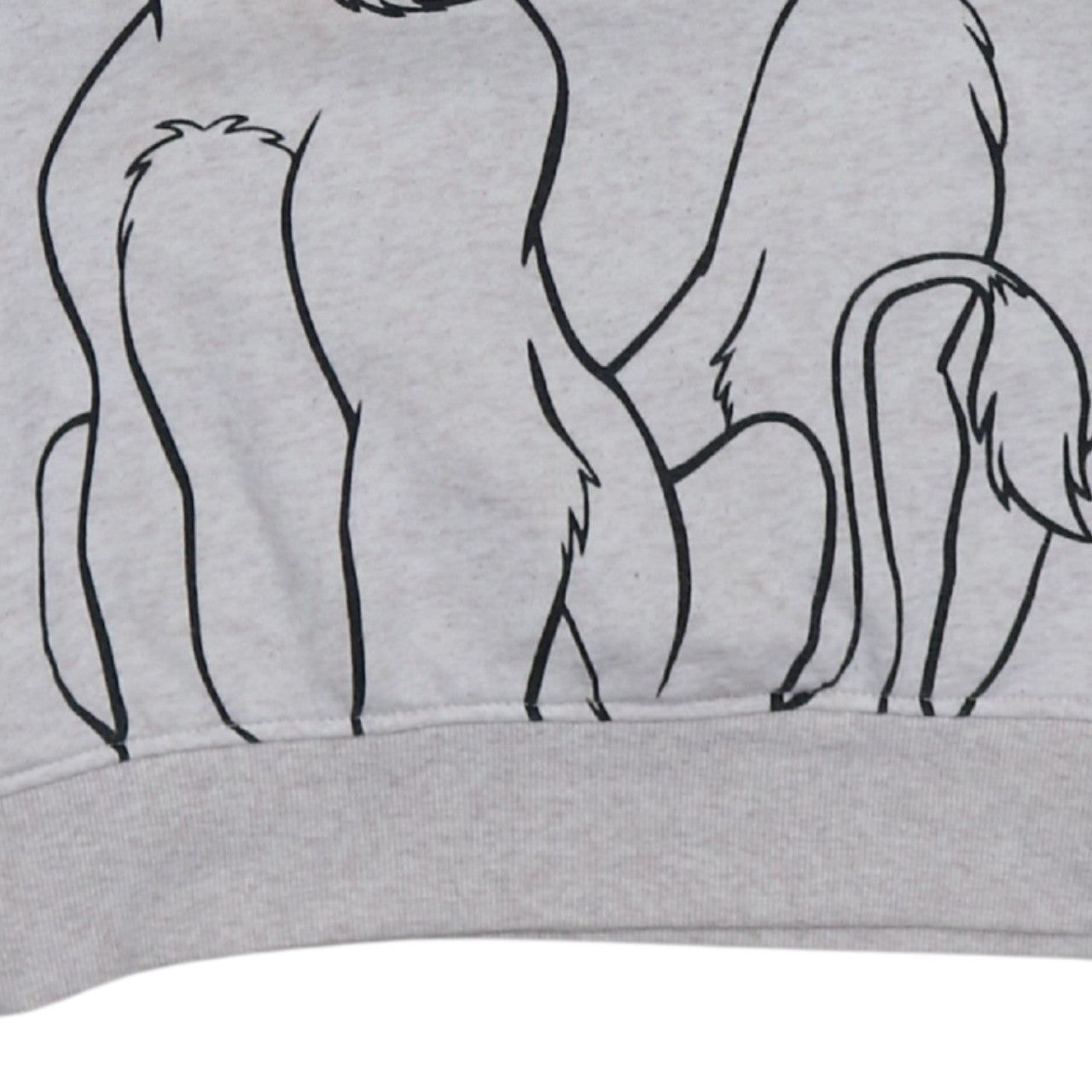 Womens UK Size XS Disney Grey Pullover Sweatshirt
