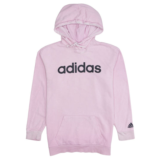 Womens UK Size XS adidas Pink Pullover Hoodie