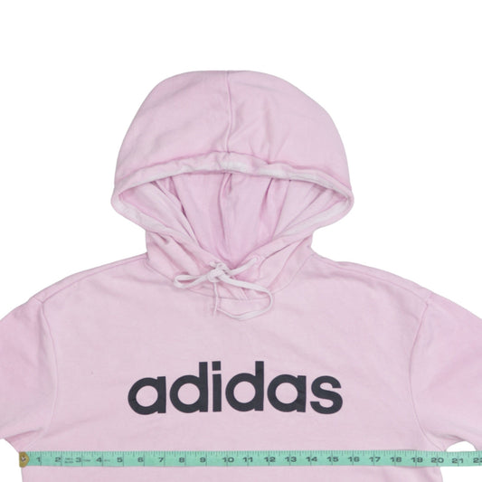 Womens UK Size XS adidas Pink Pullover Hoodie