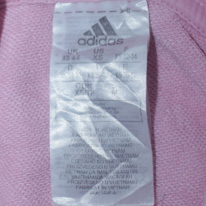 Womens UK Size XS adidas Pink Pullover Hoodie