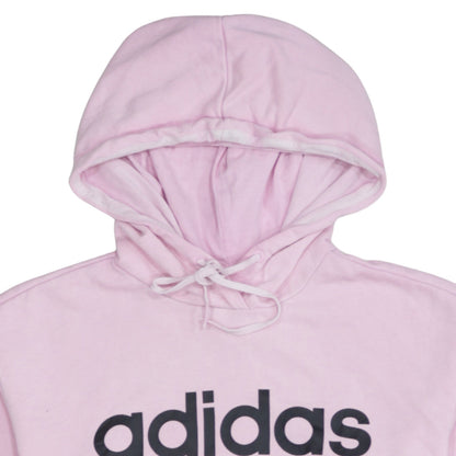 Womens UK Size XS adidas Pink Pullover Hoodie
