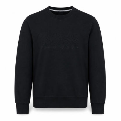 Mens UK Size S HUGO BOSS Black Pullover Sweatshirt