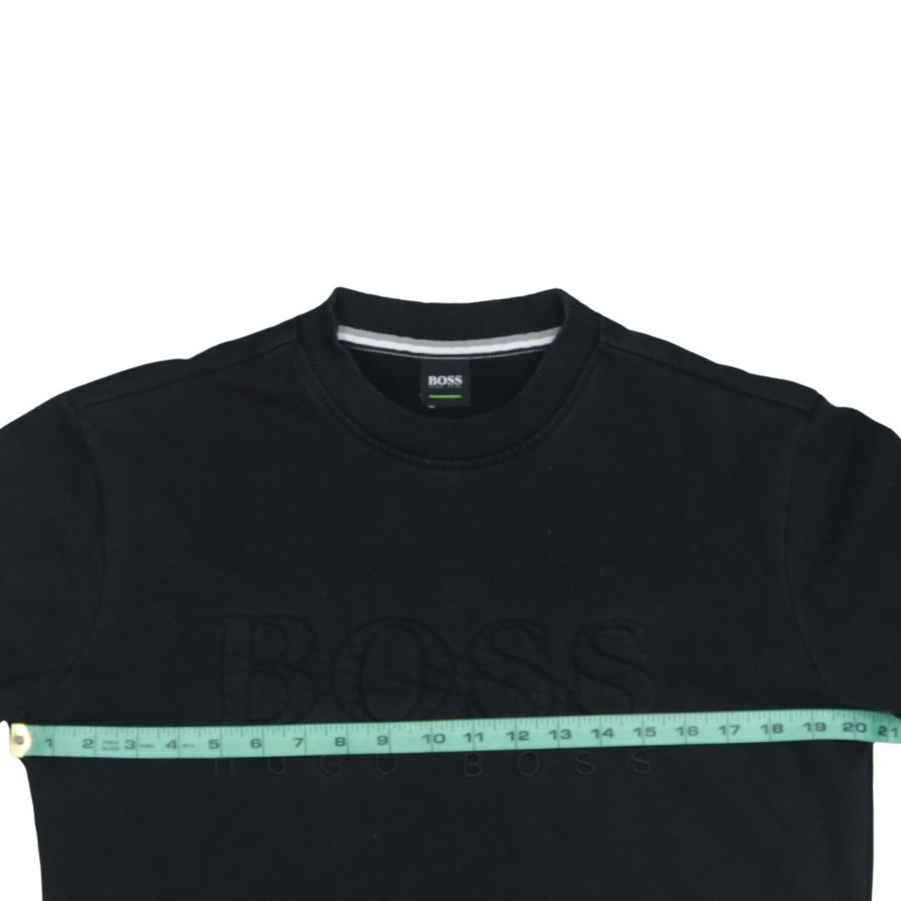 Mens UK Size S HUGO BOSS Black Pullover Sweatshirt