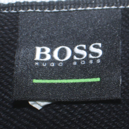 Mens UK Size S HUGO BOSS Black Pullover Sweatshirt