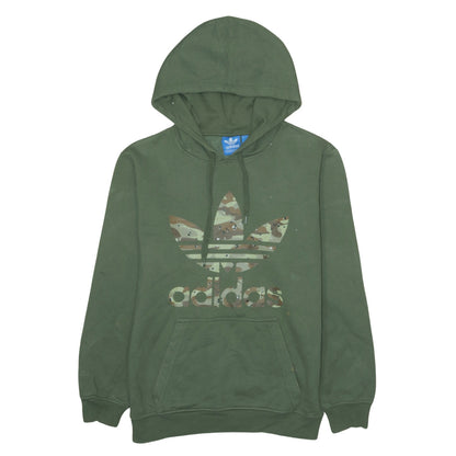 Mens UK Size S adidas Green Pullover Hoodie