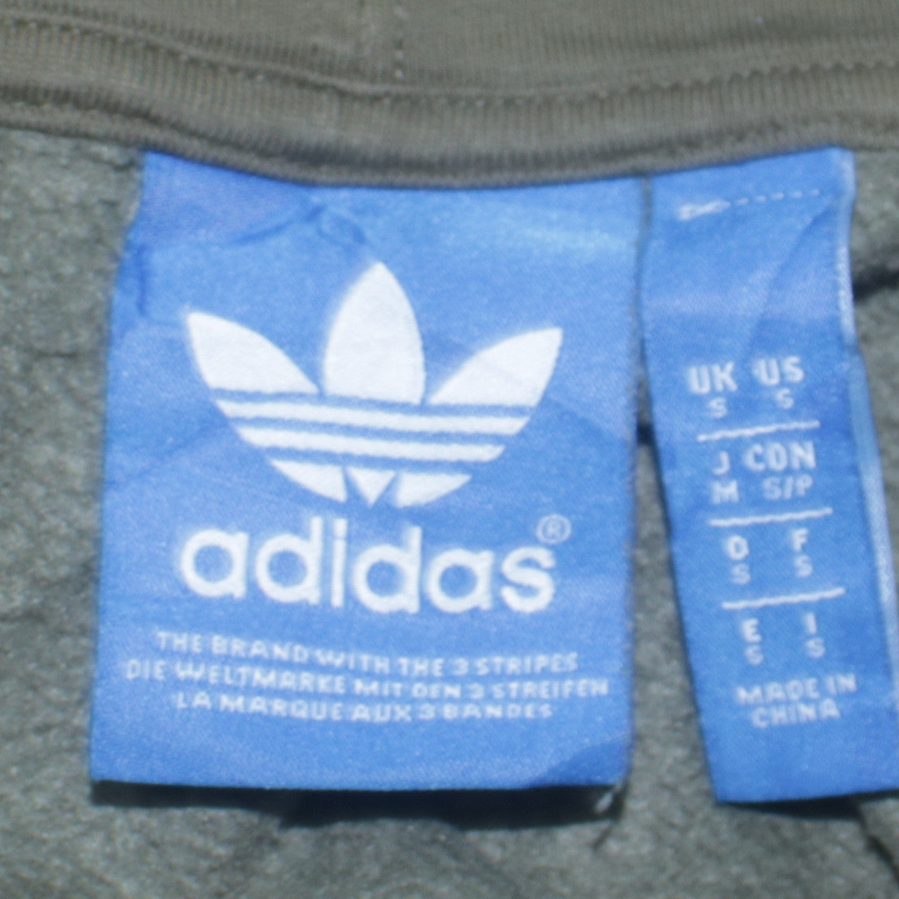 Mens UK Size S adidas Green Pullover Hoodie
