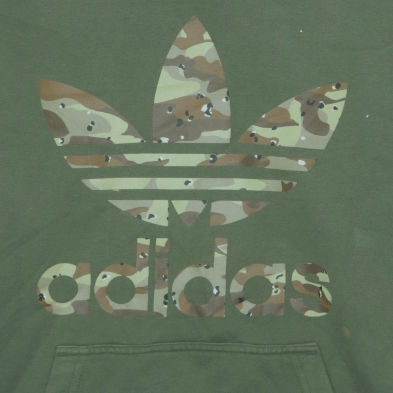 Mens UK Size S adidas Green Pullover Hoodie