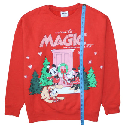 Womens UK Size 2XS Primark Red Pullover Sweatshirt