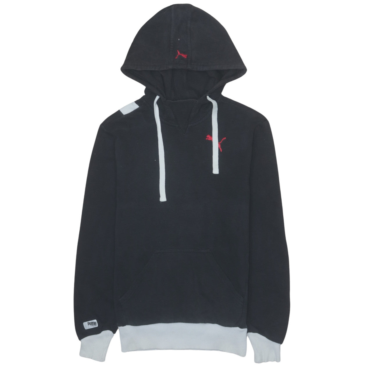 Mens UK Size XS PUMA Black Pullover Hoodie