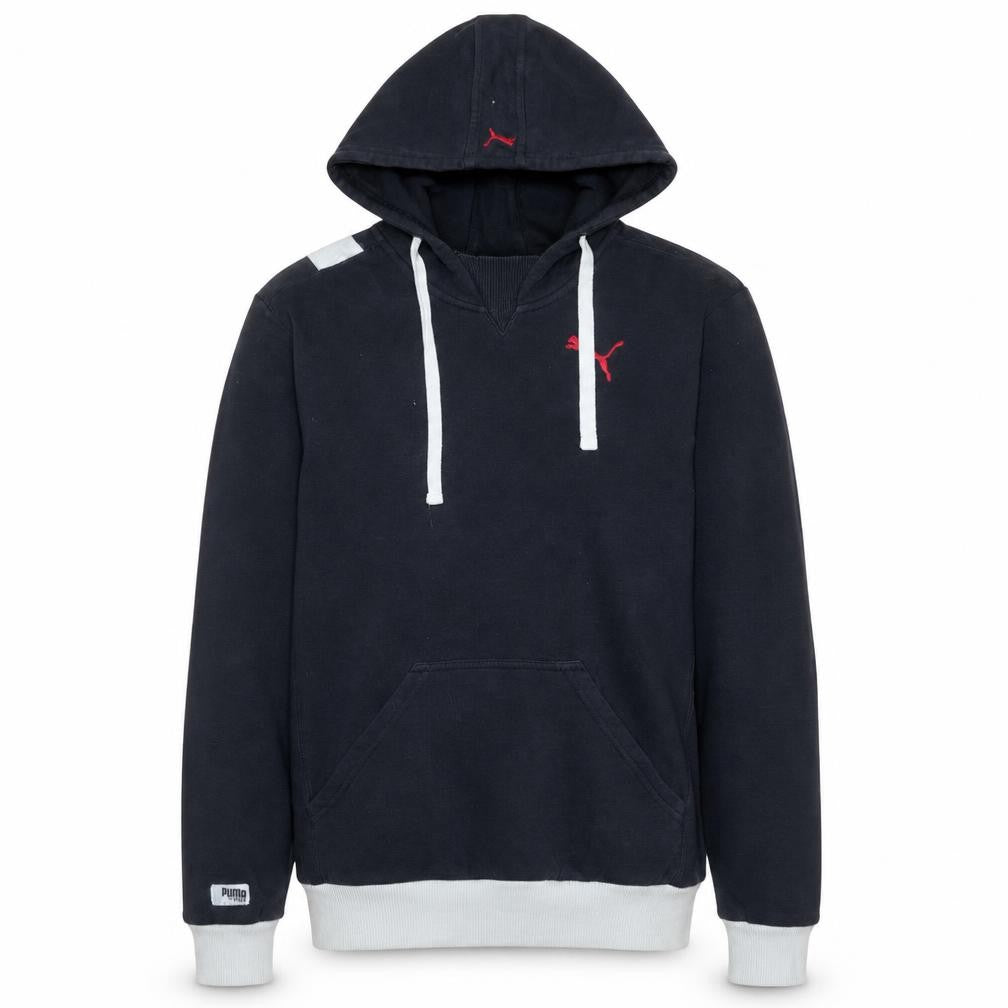 Mens UK Size XS PUMA Black Pullover Hoodie