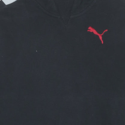 Mens UK Size XS PUMA Black Pullover Hoodie