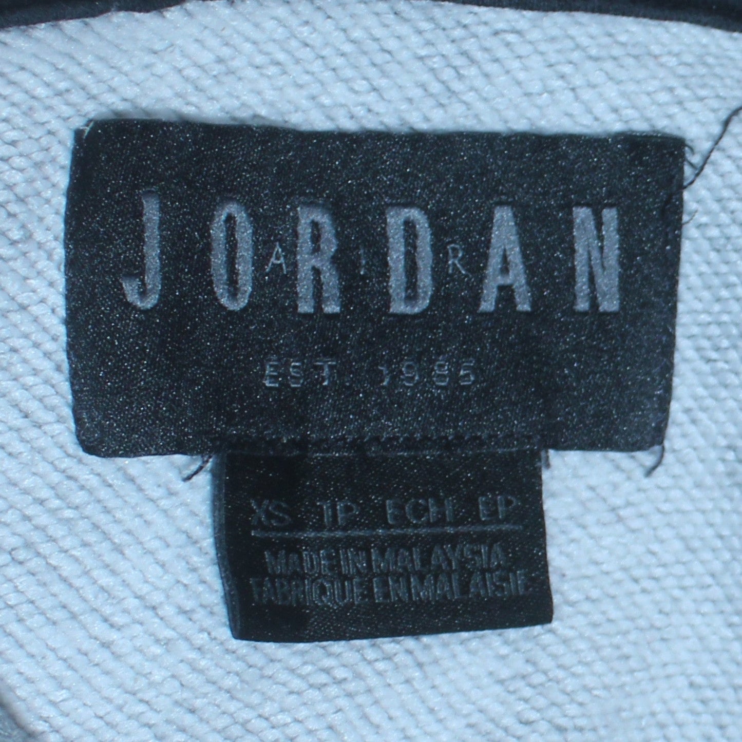 Mens UK Size XS Jordan Grey Pullover Hoodie