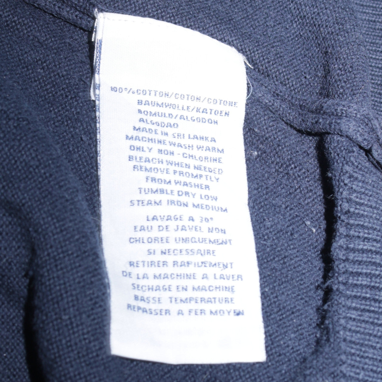 Mens UK Size XL Ralph Lauren Blue Pullover Jumper