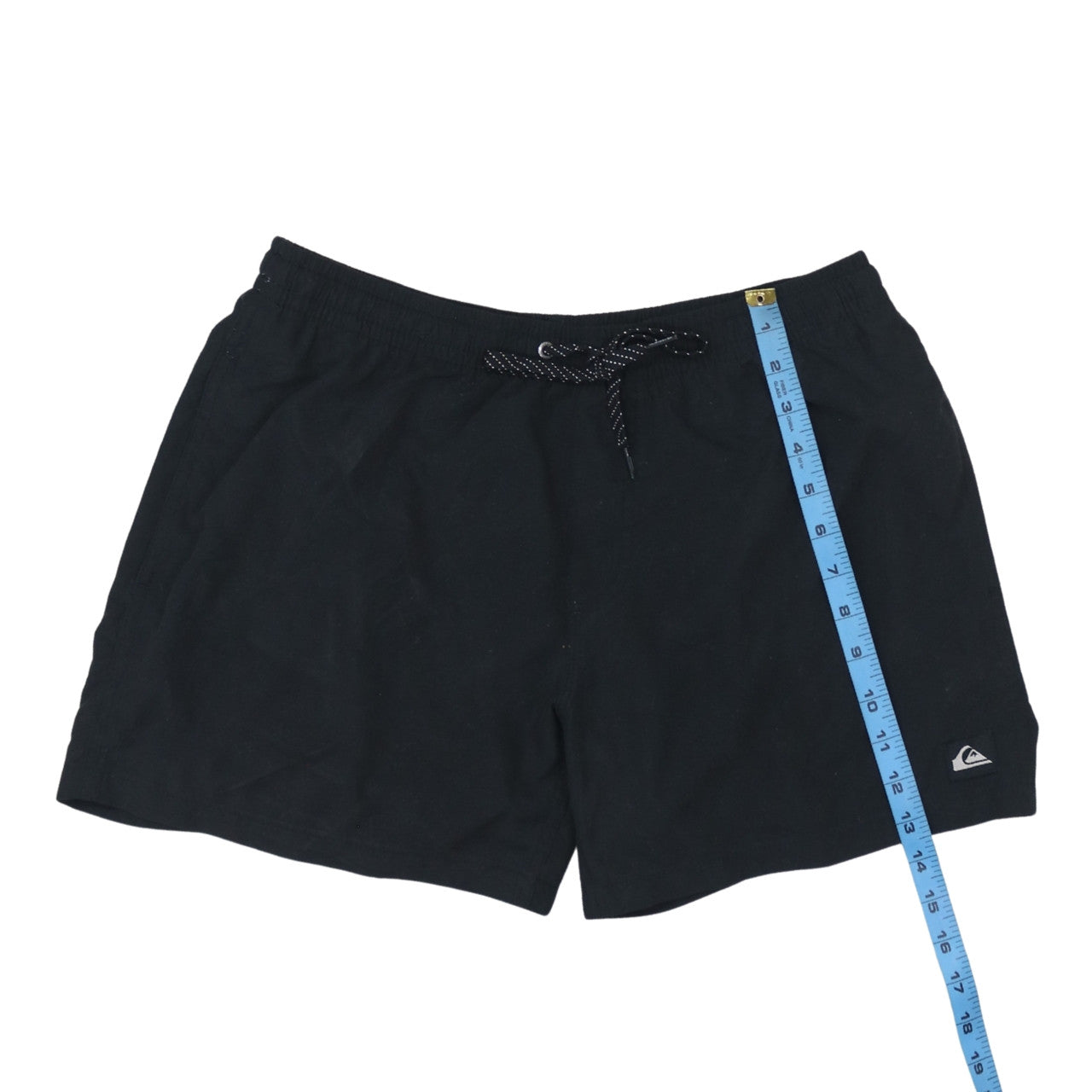Quiksilver Mens Black M Athletic Swim Shorts Quick Dry Elastic Waist