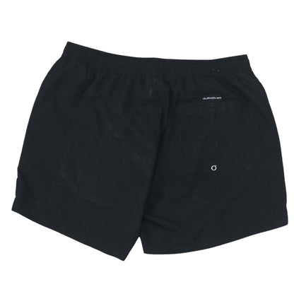 Quiksilver Mens Black M Athletic Swim Shorts Quick Dry Elastic Waist