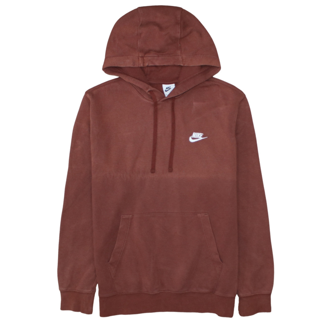 Womens UK Size M Nike Brown Pullover Hoodie