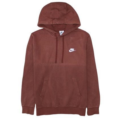Womens UK Size M Nike Brown Pullover Hoodie