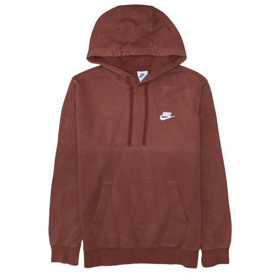Womens UK Size M Nike Brown Pullover Hoodie